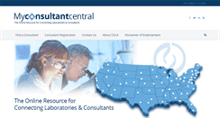 Desktop Screenshot of myconsultantcentral.com
